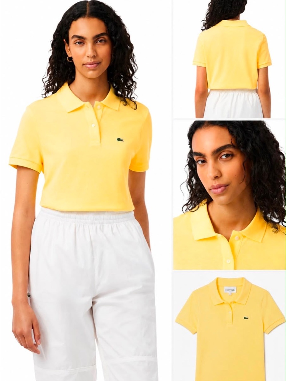 Lacoste Yellow Short-Sleeve Classic Polo